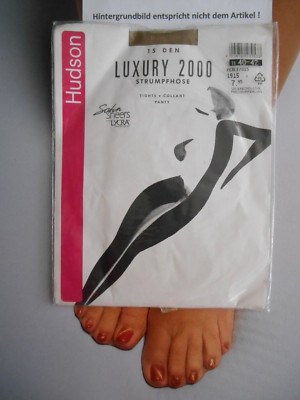 Hudson Luxury 2000 Strumpfhose 15 DEN Gr. 40-42 Perle  # 1537