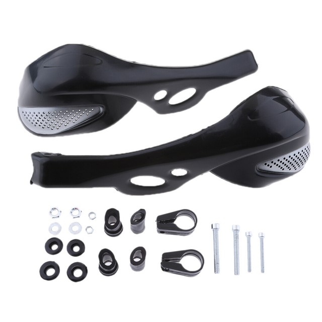 Dirt Bike ATV Hand Guards Handguard With Mount Kit for 7/8" XR KX Black