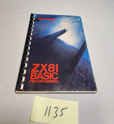 Sinclair ZX81 BASIC Programming Manual Book