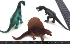 Lot Assorted Dinosaur Figure Toy Figurine T-Rex Brontosaurus Dimetrodon