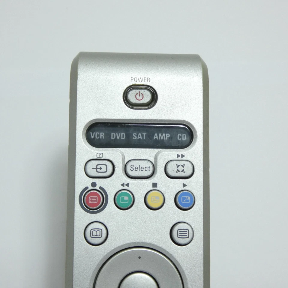 TELECOMMANDE PHILIPS RC4330/01H VCR DVD SAT AMP CD D'ORIGINE OFFICIELLE TESTE - Photo 4/4