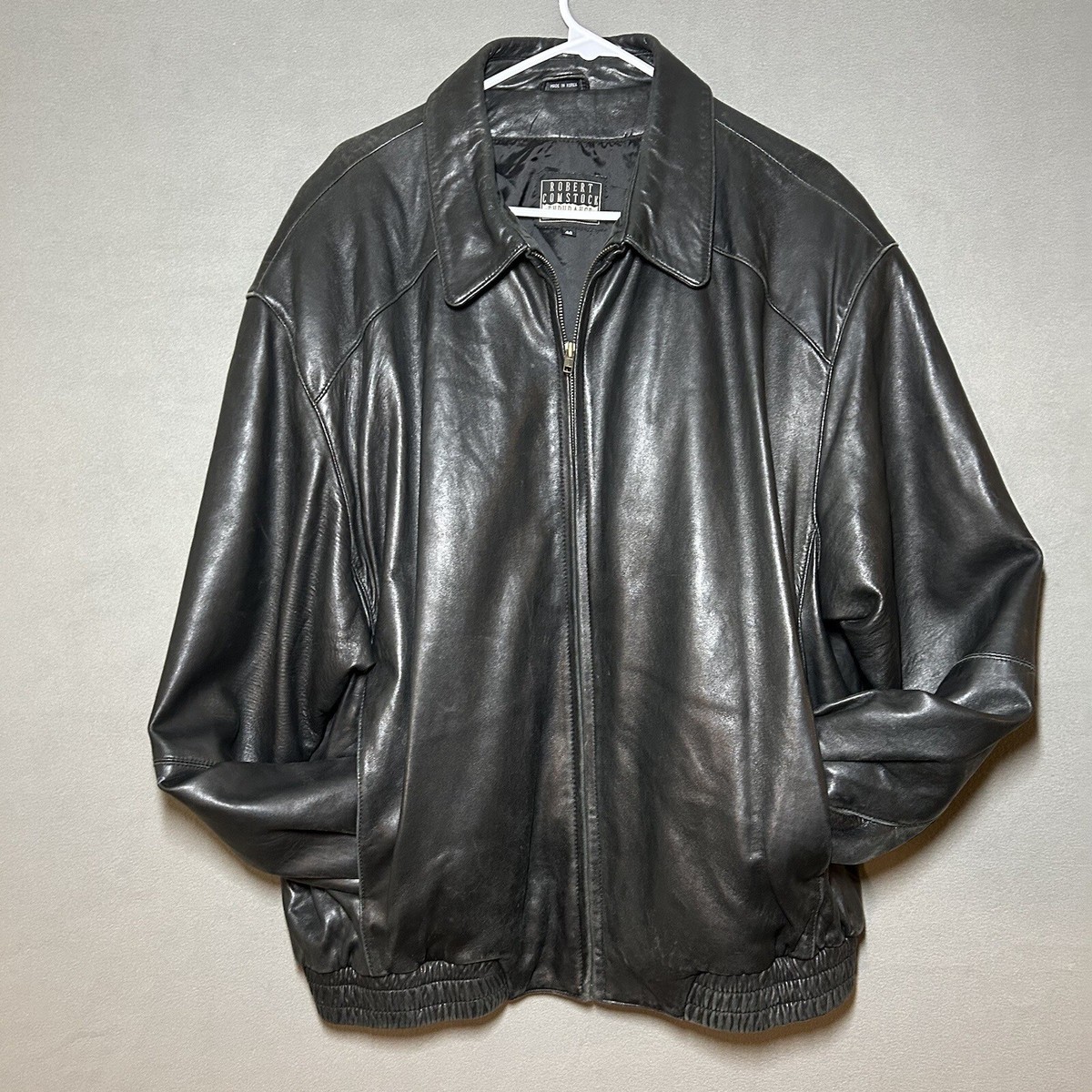 ROBERT COMSTOCK LEATHER JACKET