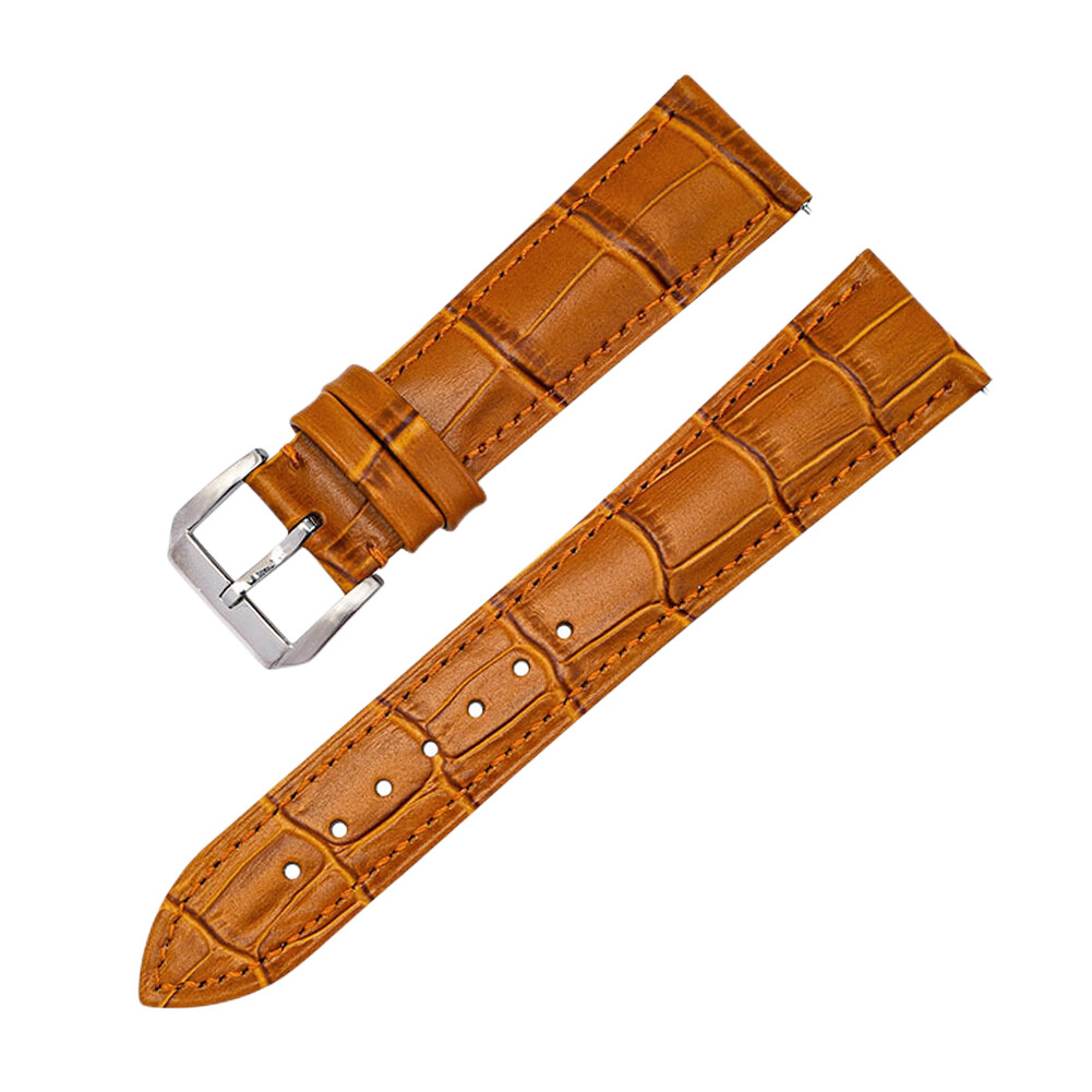 TopGrain Leather Fashion Watch Belt Breathable Modern Watch Strap for