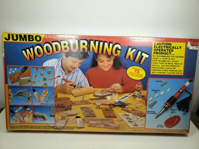 Jumbo Woodburning Kit Vintage 1993 NSI New