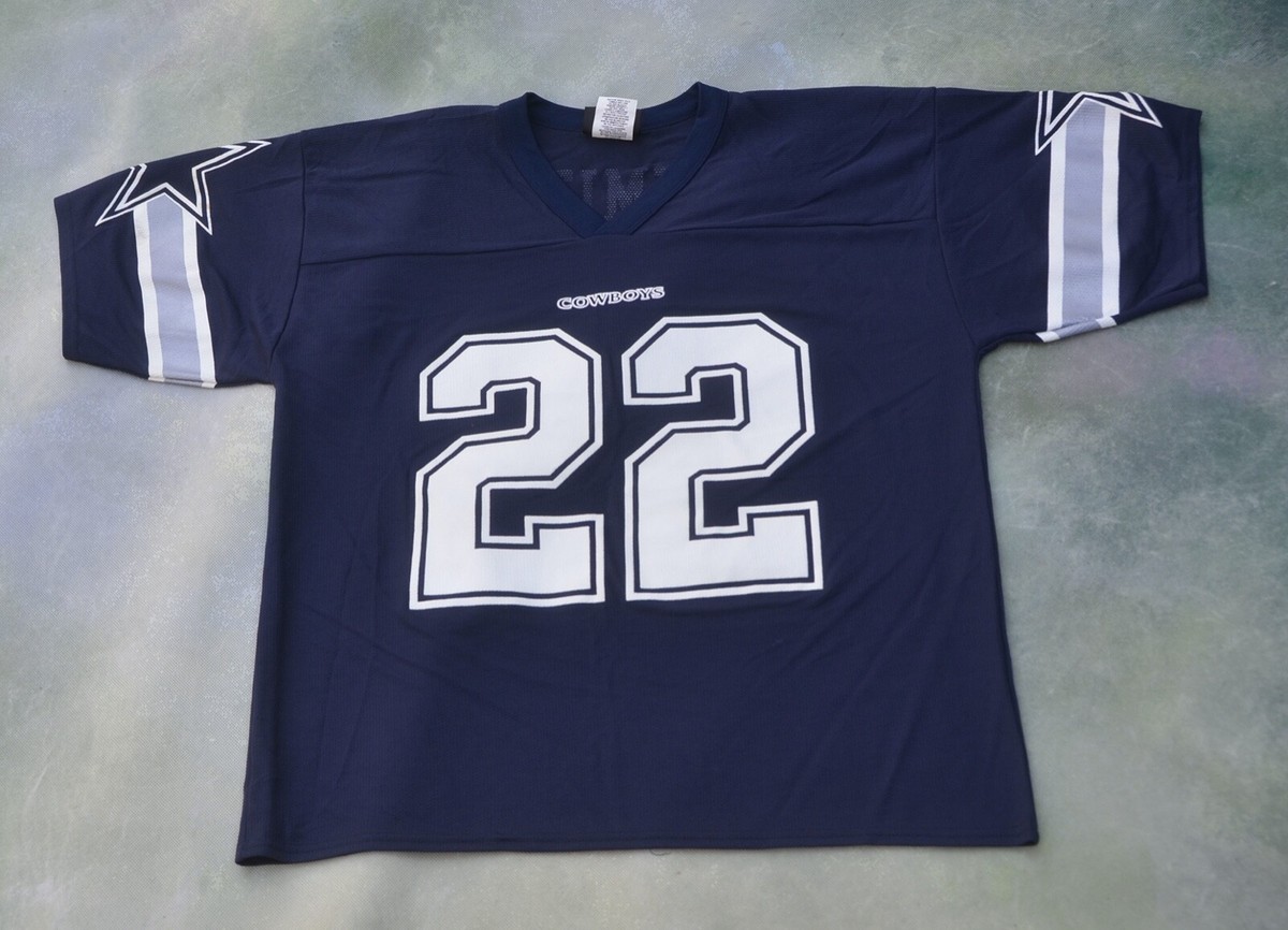 Vintage Logo Athletic NFL Dallas Cowboys Emmitt Smith #22 Jersey