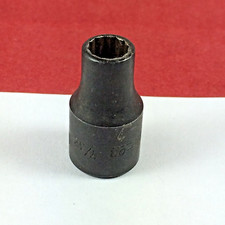 Snap-on 7/32" GTMD7 1/4" drive 12-pt Industrial Finish Shallow Socket Engraved