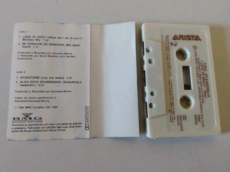 Lisa Stansfield What Did I Do - Maxi Cassette Tape Argentina Pressing MINT Cond - Image 3 of 3