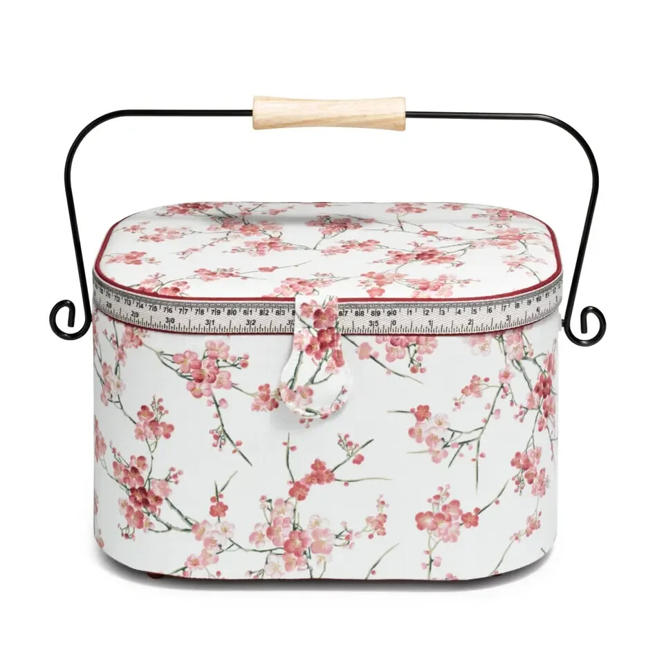 Prym Sewing Basket Large Oval Nostalgia Design eBay