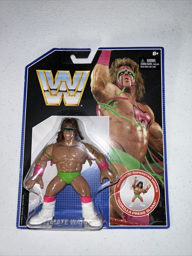 WWE Ultimate Warrior Retro Figure Series 1 2016 Go...