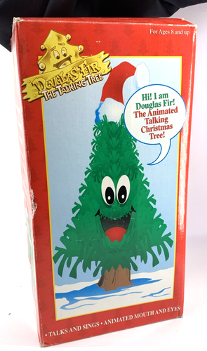 Gemmy Douglas Fir Talking Tree Sings Christmas Animated Vintage Works - Picture 11 of 11