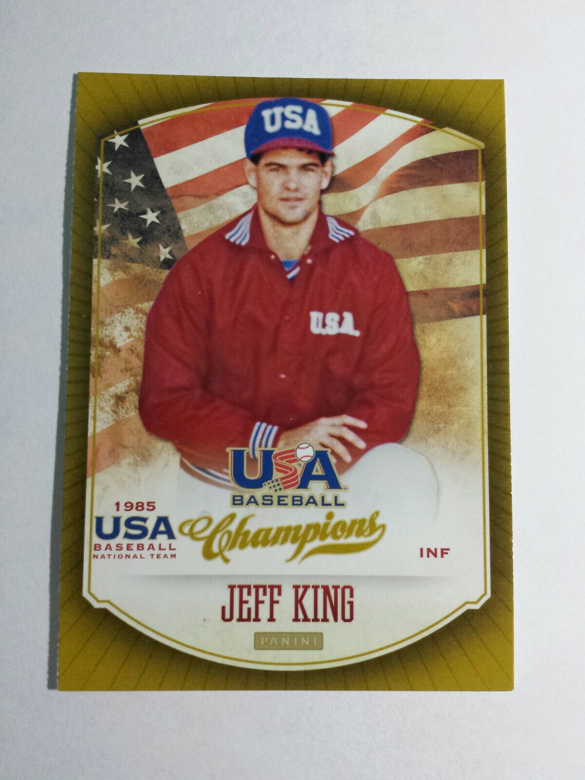 JEFF KING 2013 PANINI USA BASEBALL CHAMPIONS CARD # 8 C2989