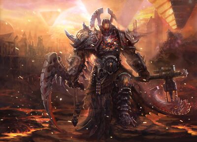 Anime Fantasy Warrior  Gaming Mat Desk 1418