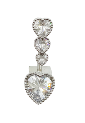 Piercing Ombelico In Acciaio Chirurgico 316L - Design Scorpione Senza Pietre - Foto 6