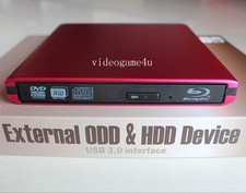 USB 3.0 External HL BT20N 6x Blu-Ray Burner BDXL 3D Writer player DVD RW drive