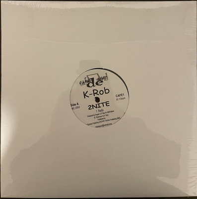 K-Rob- 2Nite- 12'' Vinyl Single (Cafe De Soul) - Brand New Sealed