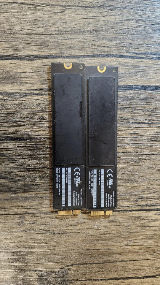 LOT OF 2 Apple SSD Toshiba 128GB DKK4Sz 655-1634B Tested Good - Image 2 of 2