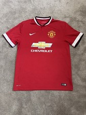 2017-18 Manchester United Home Football Shirt Soccer Jersey Mata #8 Sz L