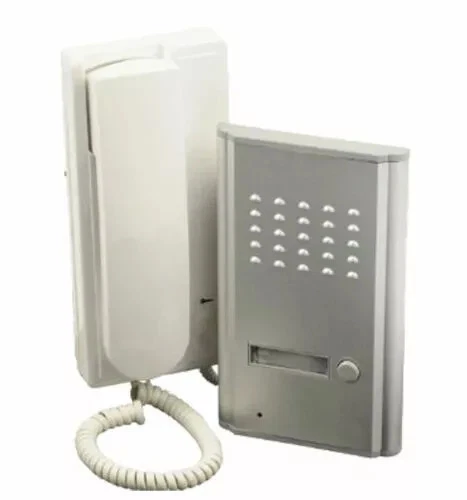 KIT CITOFONO MONOFAMILIARE CORNETTA 2 FILI APRIPORTA CANCELLO DA INTERNO ESTERNO - Immagine 2 di 2