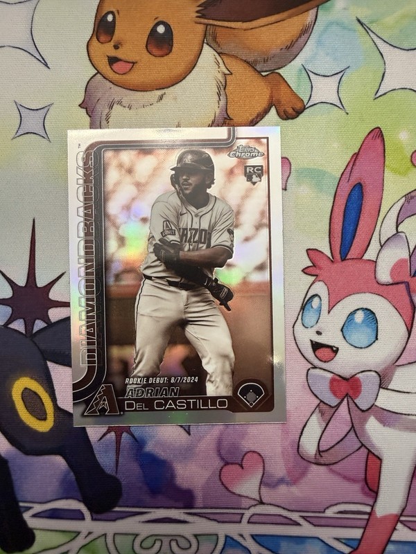 2025 Topps Chrome Update - Adrian Del Castillo Sepia Refractor Rookie Debut (RC)