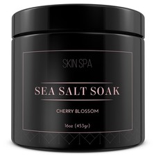 Mineral Sea Salt Soak - Cherry Blossom   16oz 453gr 