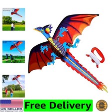 Upgrade Classical Dragon Kite Stereoscopic Dragon Kites for Kids  Adults Eas...