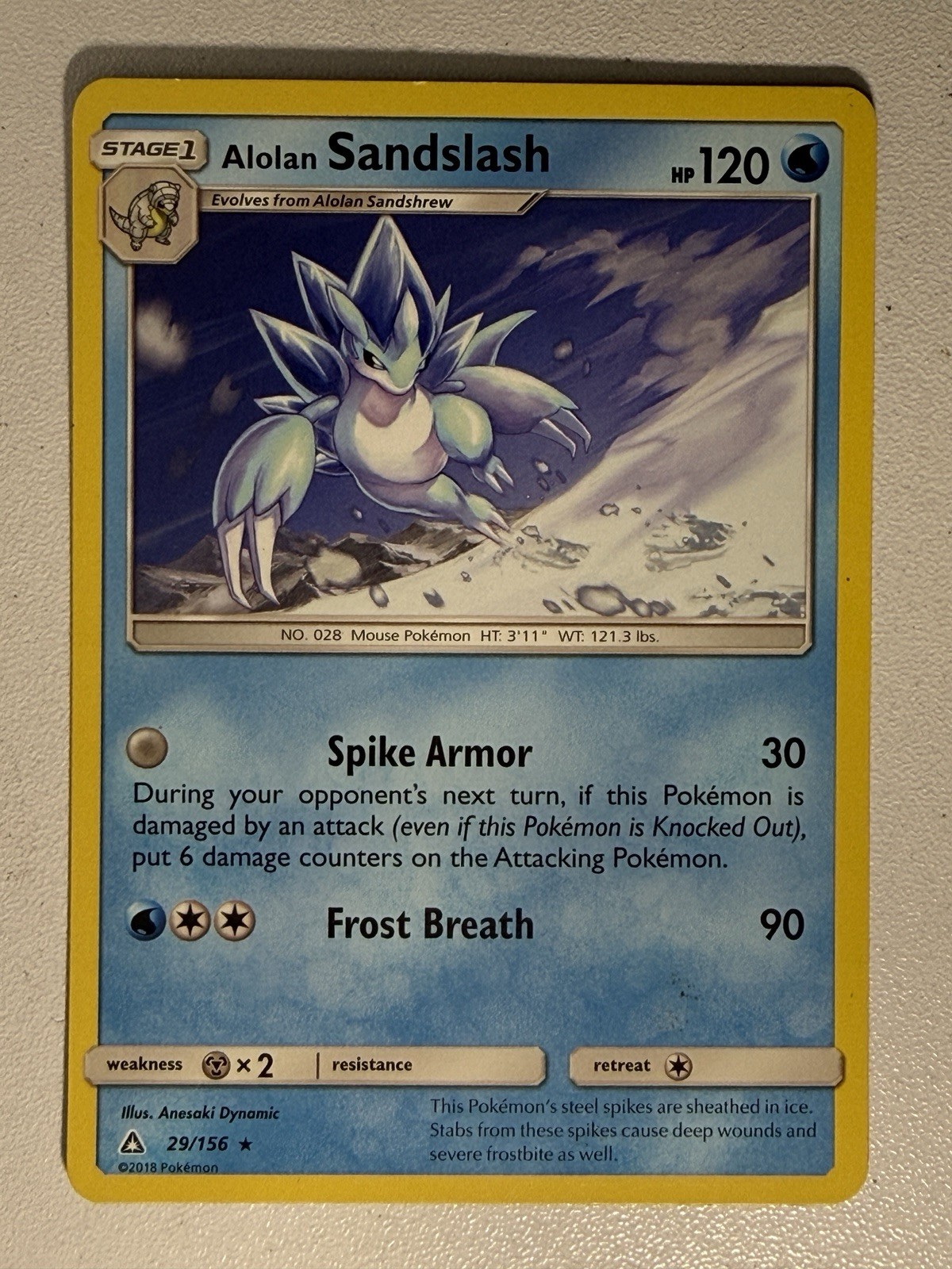 Alolan Sandslash 29/156 Sm-Ultra Prism Regular