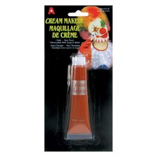 12 Pack Halloween Costume Non-Toxic Face  Body Tube Brown 1 Oz Cream Makeup