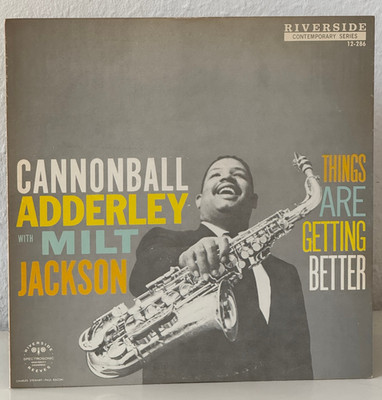 LP * CANNONBALL ADDERLEY / MILT JACKSON - Things Are Getting better *Riverside*