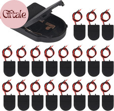 20Pcs Button Battery Holder Coin Cell Battery Holder with Switch 1X CR2032 Batte