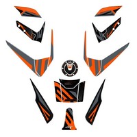 Kit Tank Full Aufkleber 3D Motorrad Kompatibel KTM 1290 Super Duke GT 2019-2024