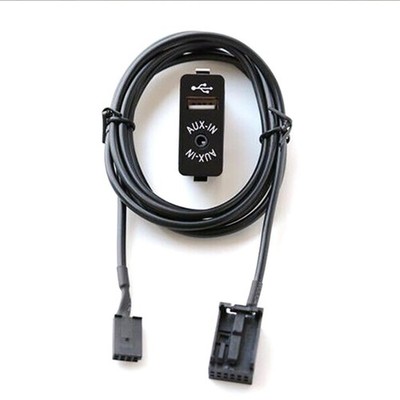 Car Dash Audio Radio Cable Adapter AUX USB For BMW E39 E53 X5 Z4 E83 E85 E86 X3