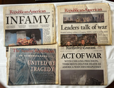 9/11 September 11 Newspaper Lot -Waterbury Republican-American /Hartford Courant