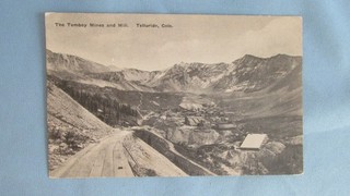 1900's Tomboy Colorado Mines & Mill Real Photo Post Card Telluride Mining