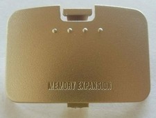 Gold Nintendo 64 Jumper Pak Lid N64 Pack Memory Expansion Cover Replacement