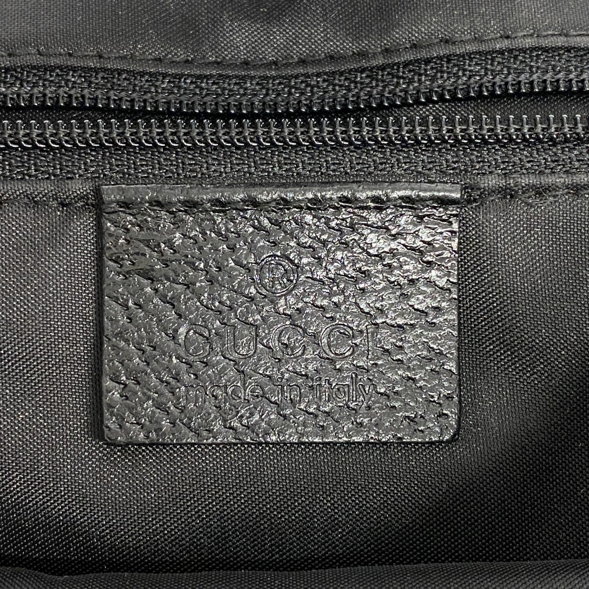 Gucci Jackie Nylon Shoulder Bag Black Silver Hardware thumbnail 5