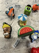 croc charms jibbitz lot Of 10 Pool Beach Party Summer Fun Vibes Boat Skates