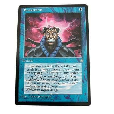 MTG | BRAINSTORM | ICE AGE | ENGLISCH | Magic Karte | guter Zustand