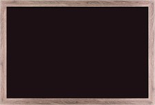 U Brands Magnetic Chalkboard, 24" x 36", Rustic Wood 23"W x 35"H,