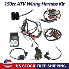 GY6 150cc ATV Go Kart WIRE HARNESS ASSEMBLY CDI Switch Electric New Part
