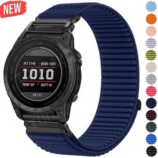 Quick Fit Nylon Band Strap For Garmin Fenix 8 E 7 7X 6 6X Pro 5 5X 3HR Epix 970