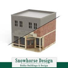 Department Store (Unpainted) | Main Street Collection (S/HO/N Scales)
