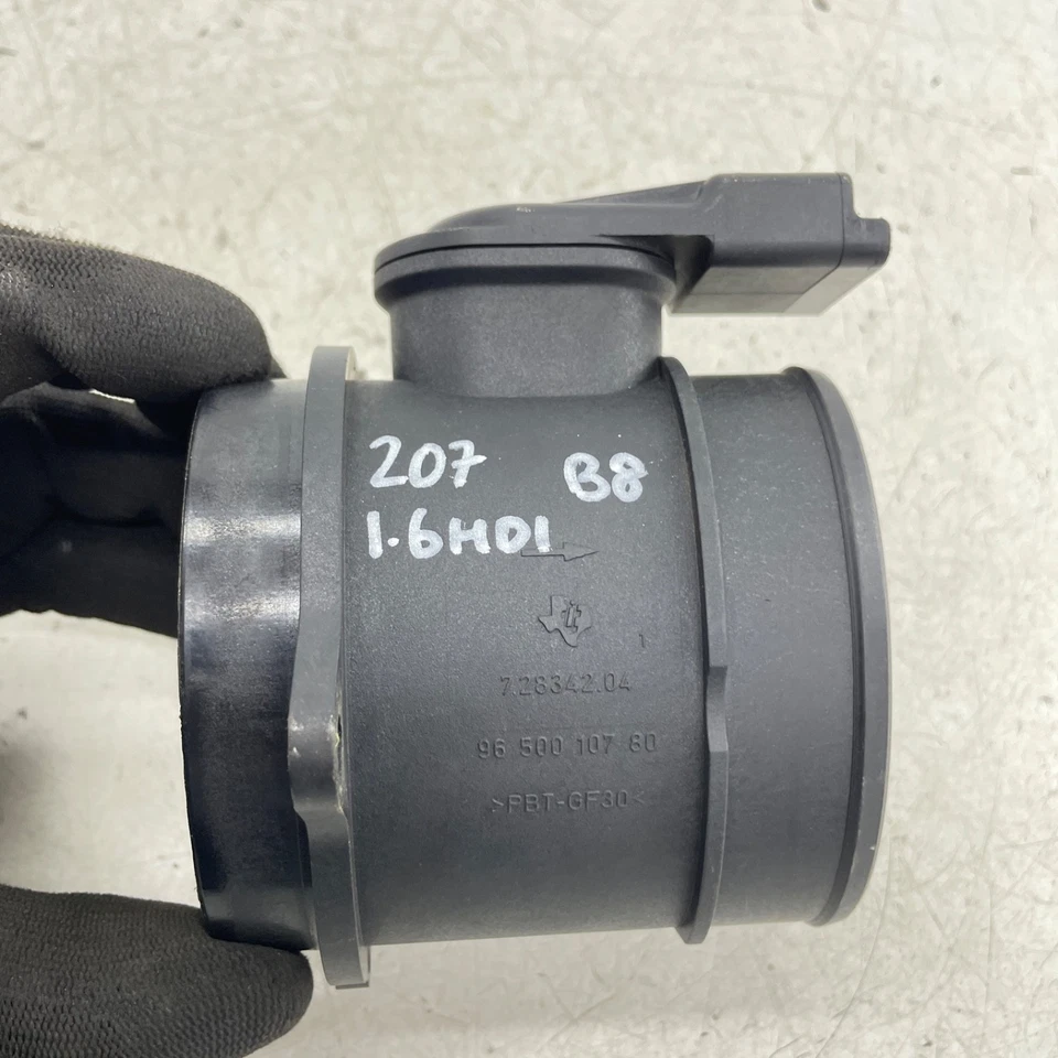 PEUGEOT 207 MAF SENSOR 9650010780 AIR FLOW 1.6 HDI 9HX 06-09 - Image 2 of 4