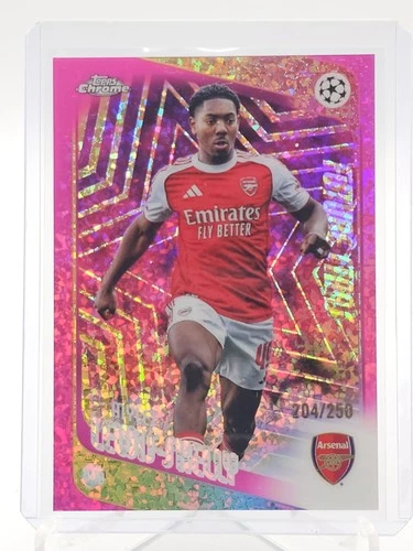 MYLES LEWIS-SKELLY 2025-26 TOPPS CHROME UCL PINK MINI DIAMOND /250 #52 Q5843