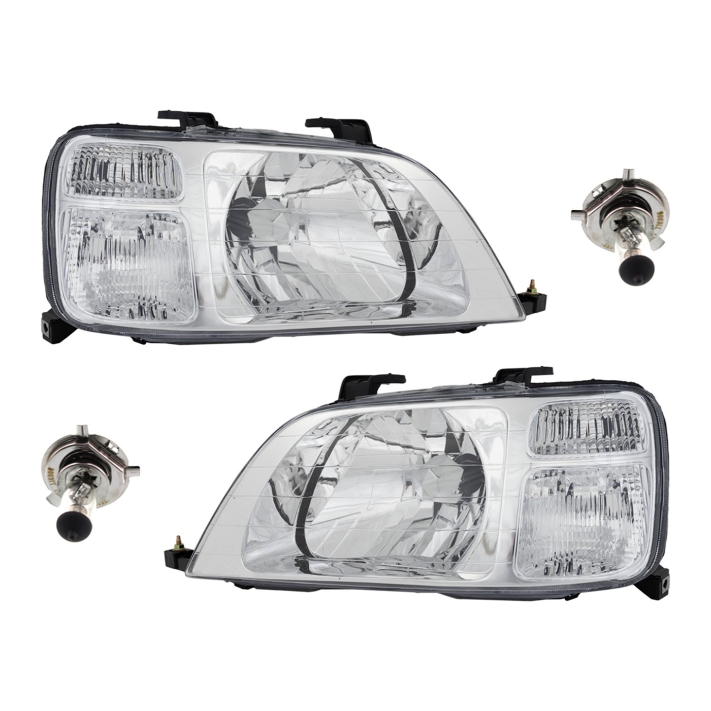 Комплект фар для Honda CR-V 1997-2001 годов выпуска со стороны водителя и пассажира