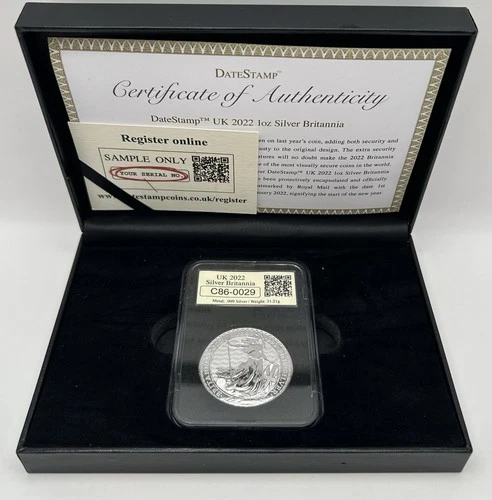 2022 Silver Britannia 1 oz — photo from the most recent tracked eBay sale