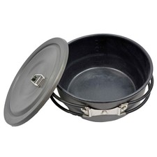 Primus Armee Kochtopf 2-teilig mit Deckel Klappgriffe Milit&auml;r Camping Topf