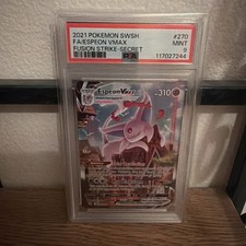 Pokémon Espeon VMAX TCG Segreto Raro Alt Art 270/264 PSA 9
