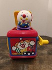 Rare HTF Vintage 1992 Shelcore Clown Jack In The Box Toy Tested WORKS great
