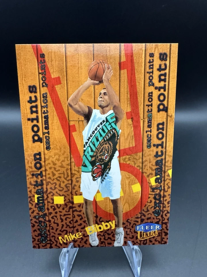Fleer Ultra Exclamation Points Mike Bibby #5EP Rookie RC 1998-99 Foto 2 de 4