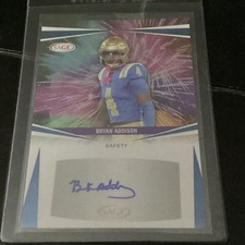 Bryan Addison 2025 Sage High Series Blue Autograph Rookie Card (#A-BA)